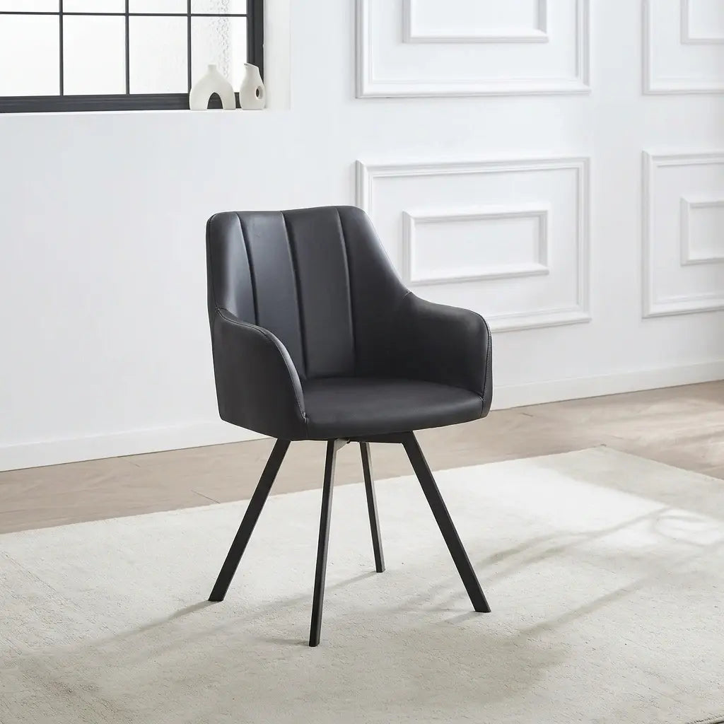 7-Piece Contemporary Dining Set close-up showing durable table surface texture, sturdy frame, and comfortable chair upholstery stitching