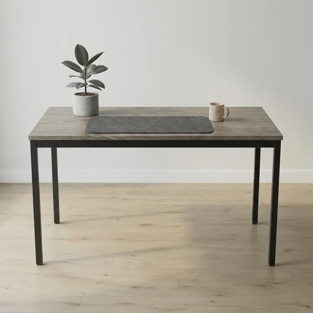 Rectangular Metal Base Coffee Table