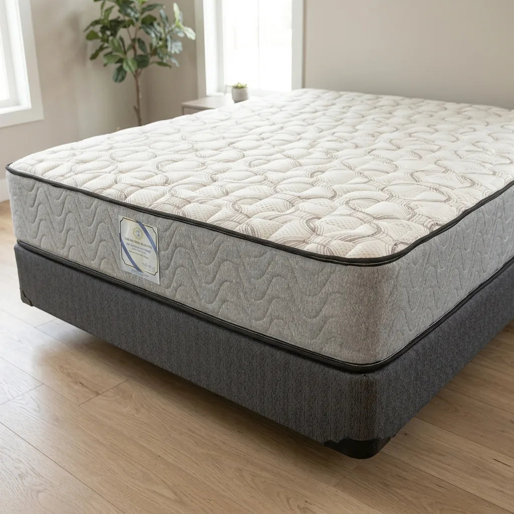 Gel memory foam layer inside premium hybrid mattress